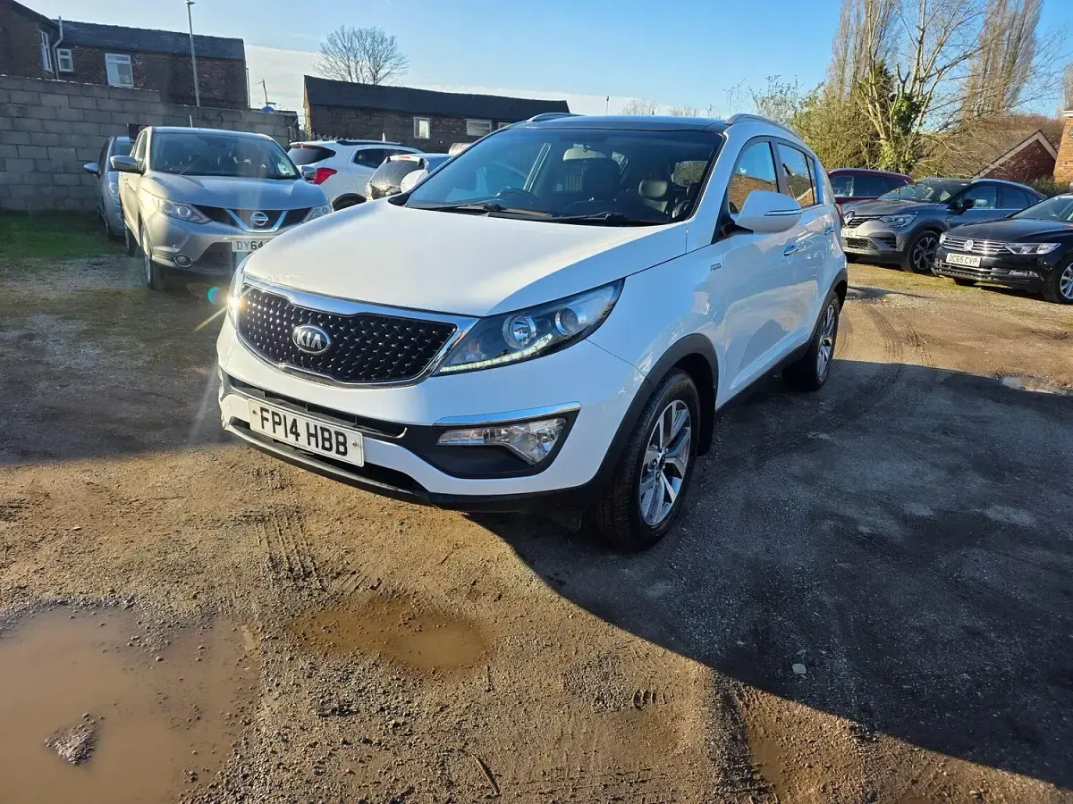 Used Kia Sportage 134 HP (98 kW) 2014 White SUV