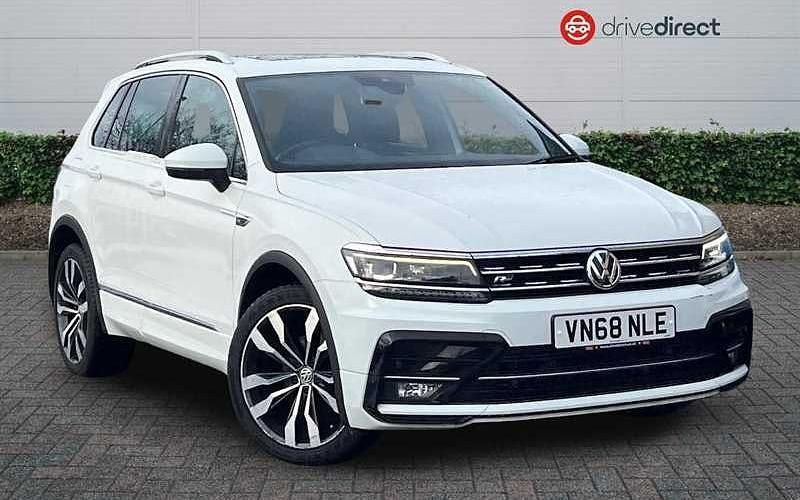 Used VW Tiguan R-line 150 HP (110 kW) 2018 White SUV