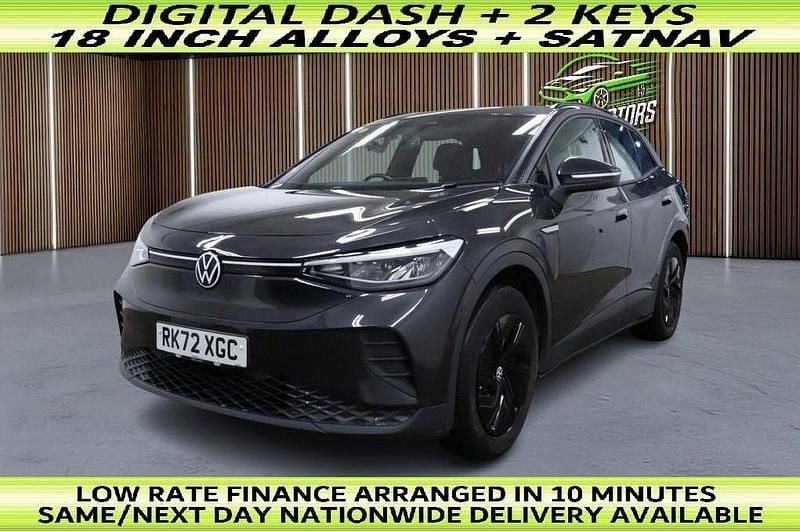 Grey Used 2022 VW ID.4 Pure SUV | £16,888 (Good price) - Image 1/2