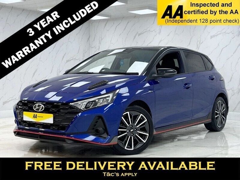 Blue Used 2024 Hyundai i20 N Line Hatchback | £17,545 (Fair price) - Image 1/2