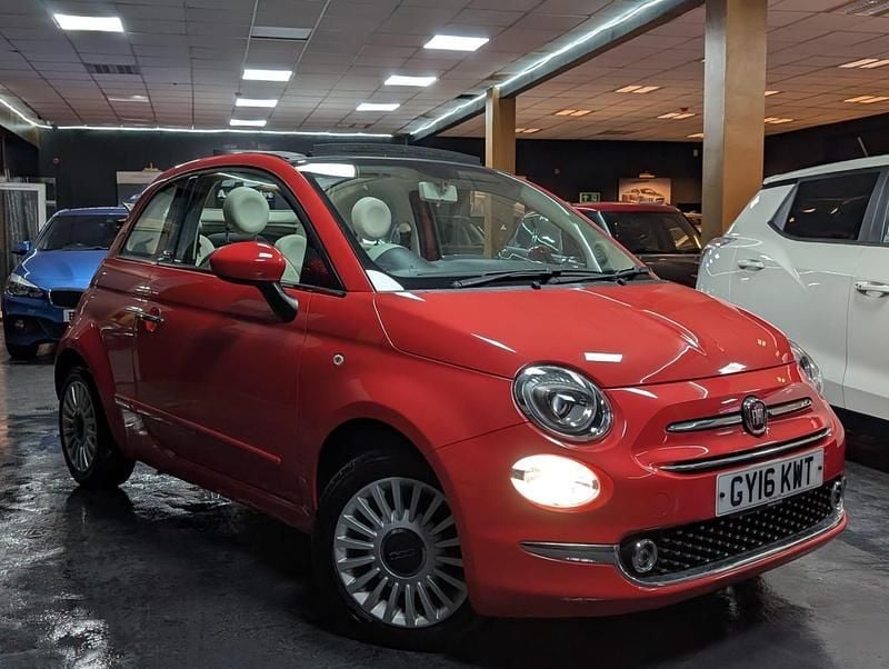 Pink Used 2016 Fiat 500C Lounge Cabriolet | £8,750 (Fair price) - Image 1/4