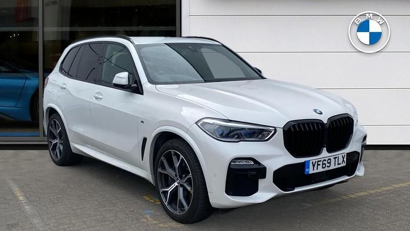 White Used 2019 BMW X5 M Sport SUV | £41,806 (A bit pricey) - Image 1/4