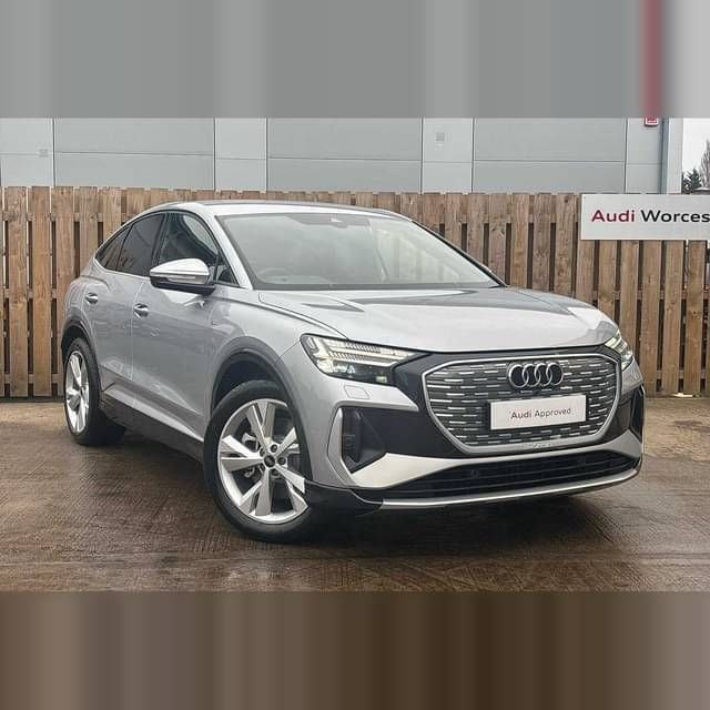 Floret silver Used 2024 Audi Q4 Sportback e-tron S-Line SUV | £45,990 - Image 1/4