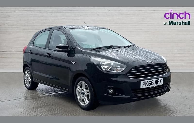 Used Ford Ka Plus Zetec 68 HP (50 kW) 2017 Black Hatchback