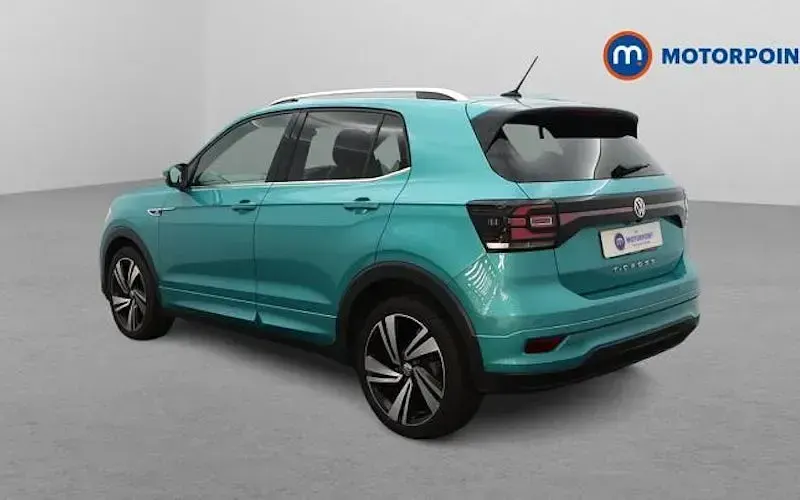 Used VW T-Cross R-line 116 HP (85 kW) 2019 Turquoise SUV