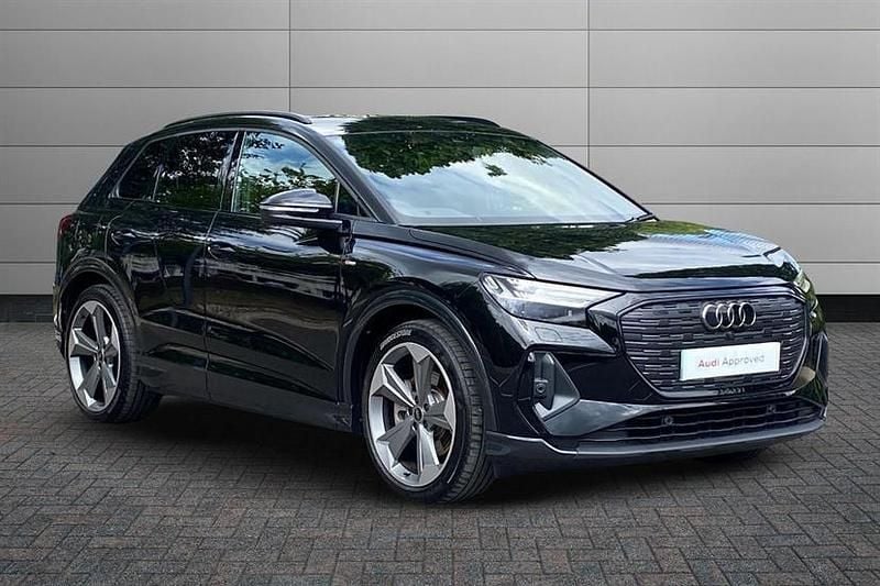 Black Used 2024 Audi Q4 e-tron Black Edition SUV | £37,995 (A bit pricey) - Image 1/4