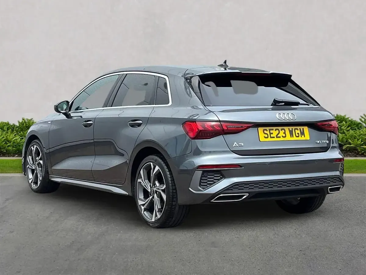 Used Audi A3 S-Line 108 HP (79 kW) 2023 Grey Sedan