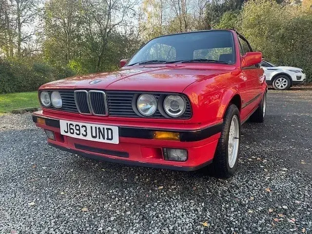 Used BMW 320 Cabriolet 1991 Red Cabriolet