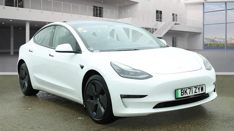 Used Tesla Model 3 Long Range AWD 254 kW (346 HP) 2021 White Sedan