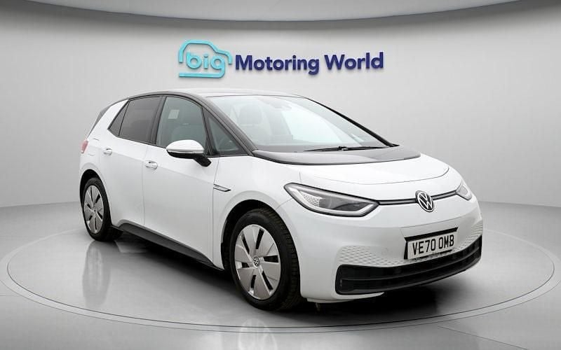 Used VW ID.3 Pro Performance 150 kW (204 HP) 2020 White Hatchback
