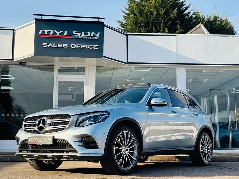 Used Mercedes GLC250 AMG line 204 HP (150 kW) 2018 Silver SUV