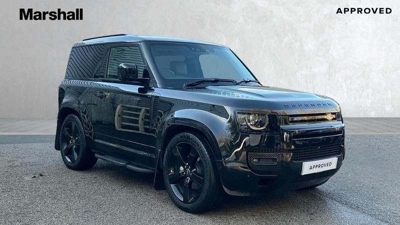 Black Used 2025 Land Rover Defender HSE Dynamic Estate | £64,609 (Super price) - Image 1/4