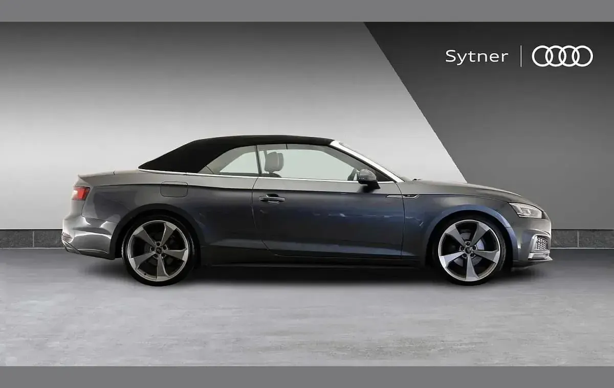 Used Audi A5 Cabriolet S-Line 190 HP (139 kW) 2019 Grey Cabriolet