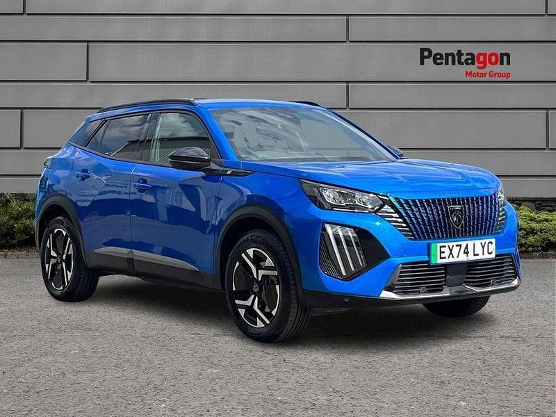 Blue Used 2024 Peugeot e-2008 Allure SUV | £17,840 (A bit pricey) - Image 1/4
