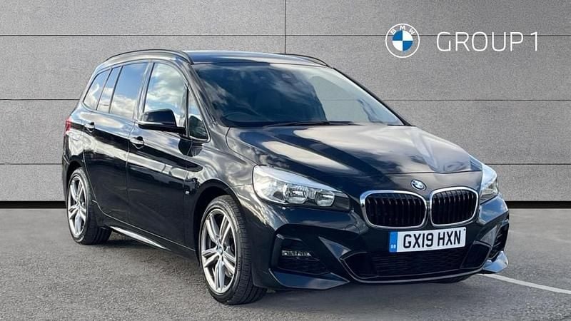 Black Used 2019 BMW 218 Gran Tourer M Sport MPV | £17,794 - Image 1/4