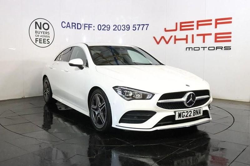 Used Mercedes CLA180 AMG line 136 HP (100 kW) 2022 White Sedan
