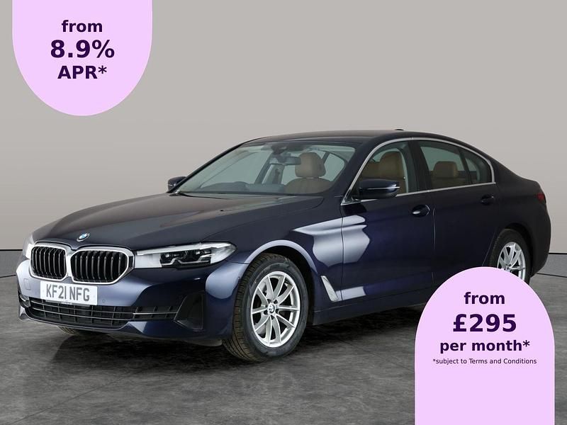 Blue Used 2021 BMW 520 Comfort Edition Sedan | £20,249 (Super price) - Image 1/2
