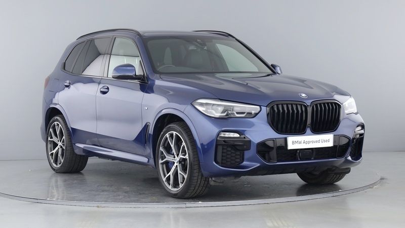 Used BMW X5 M Sport 394 HP (289 kW) 2021 Blue SUV