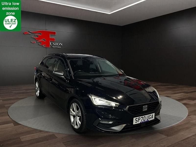Used Seat Leon FR 150 HP (110 kW) 2020 Black Estate