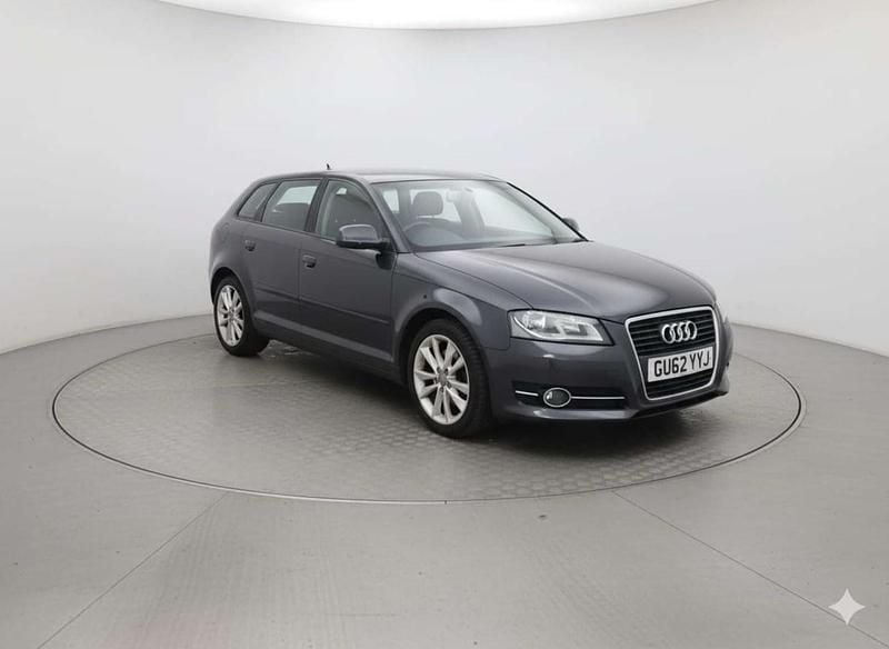 Grey Used 2012 Audi A3 Sportback Sport Hatchback | £4,570 (Fair price) - Image 1/4