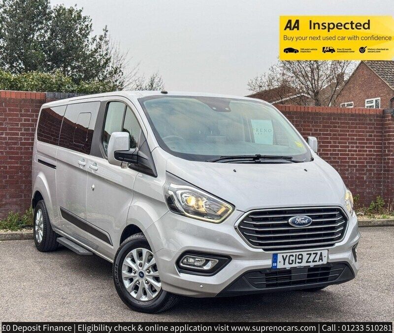 Silver Used 2019 Ford Tourneo Custom Zetec MPV | £23,499 (Expensive) - Image 1/2
