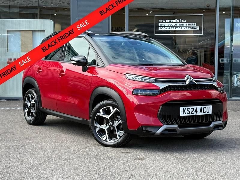 Red Used 2024 Citroën C3 Aircross PureTech SUV | £16,295 (Fair price) - Image 1/4