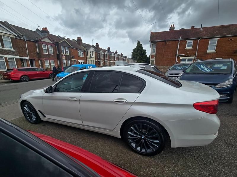 Used BMW 520 Sport Line 2017 White Sedan