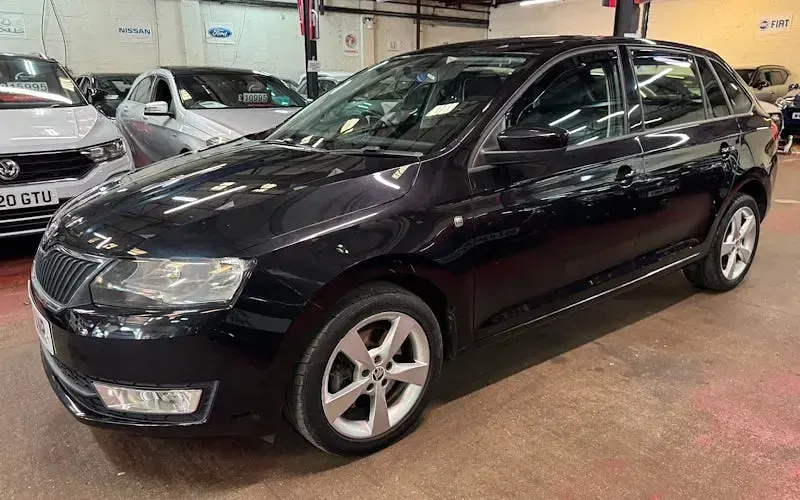 Used Skoda Rapid SE 105 HP (77 kW) 2015 Black Hatchback