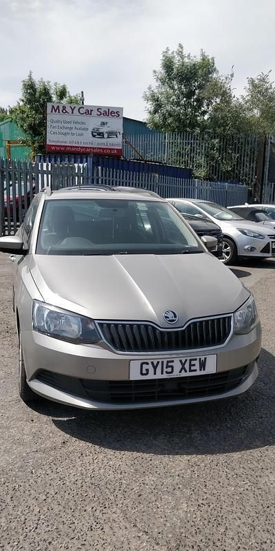 Beige Used 2015 Skoda Fabia SE Estate | £1,995 (Expensive) - Image 1/4