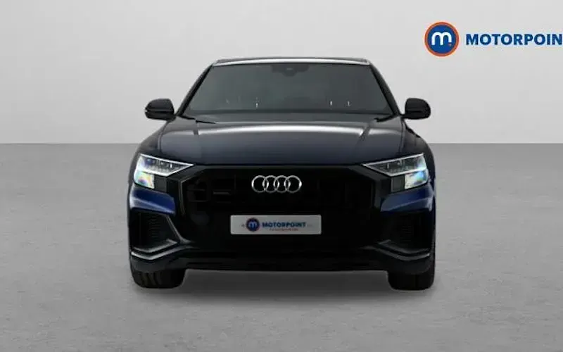 Used Audi Q8 Black Edition 381 HP (280 kW) 2021 Blue SUV