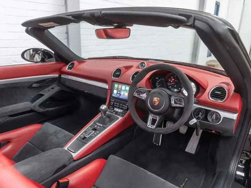 Used Porsche 718 414 HP (304 kW) 2020 Black Cabriolet