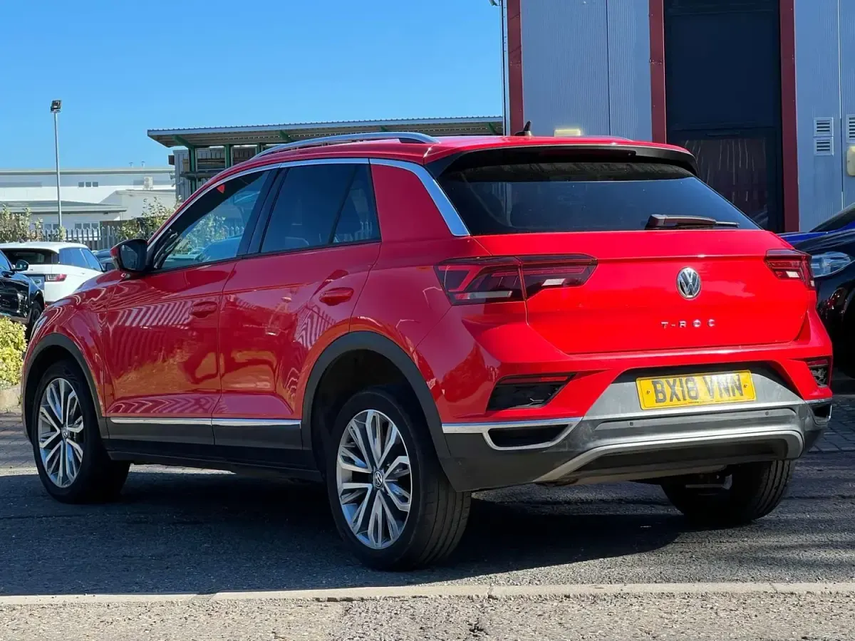 Usado VW T-Roc SEL 150 HP (110 kW) 2018 Vermelho SUV