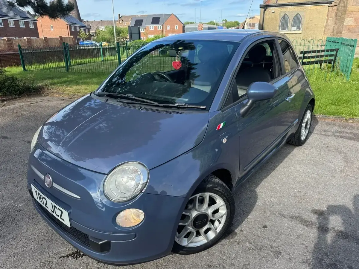 Used Fiat 500 85 HP (62 kW) 2012 Blue Hatchback