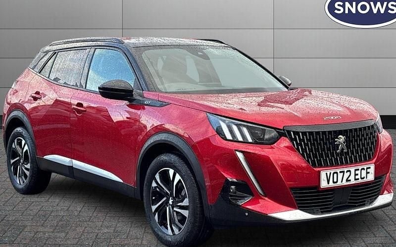 Red Used 2022 Peugeot 2008 GT SUV | £16,997 (Fair price) - Image 1/4