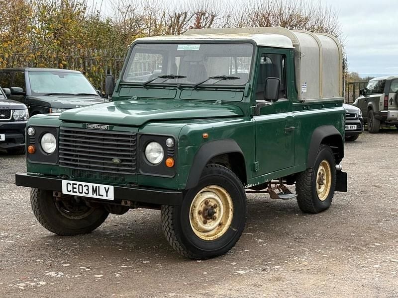 Green Used 2003 Land Rover Defender Pickup | £11,995 (Super price) - Image 1/4
