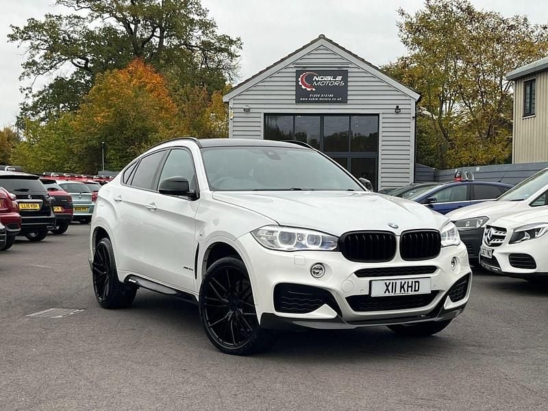 White Used 2016 BMW X6 M Sport SUV | £19,490 (Fair price) - Image 1/4