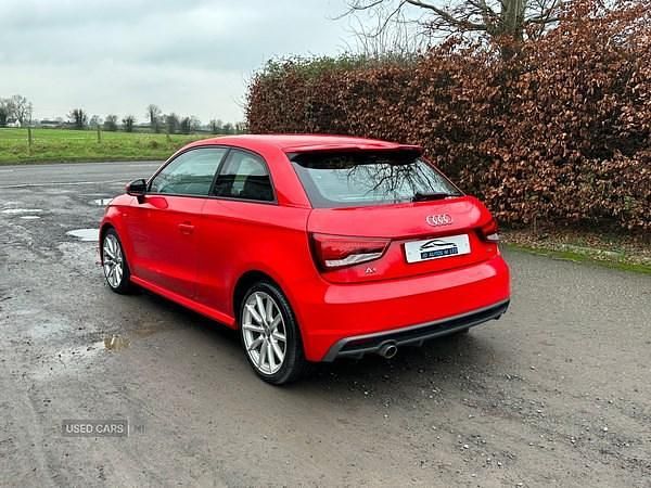 Used Audi A1 S-Line 116 HP (85 kW) 2016 Red Hatchback