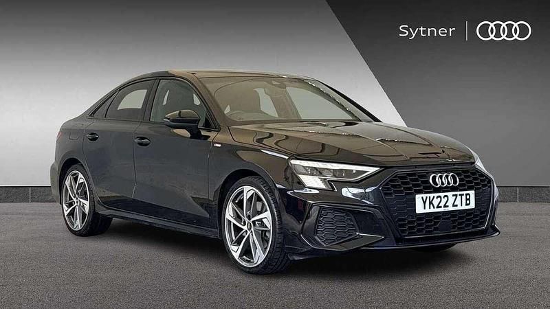Black Used 2022 Audi A3 Comfort Sedan | £24,750 (Expensive) - Image 1/4