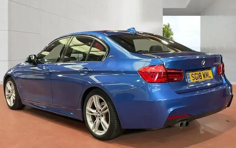 Used BMW 330e M Sport 252 HP (185 kW) 2018 Blue Sedan
