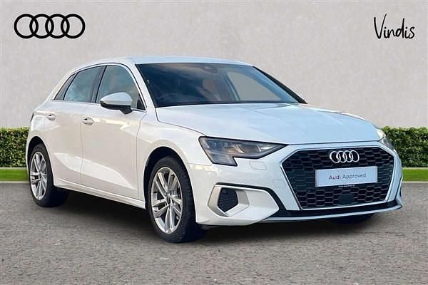 White Used 2023 Audi A3 Sport Hatchback | £19,768 (Good price) - Image 1/4