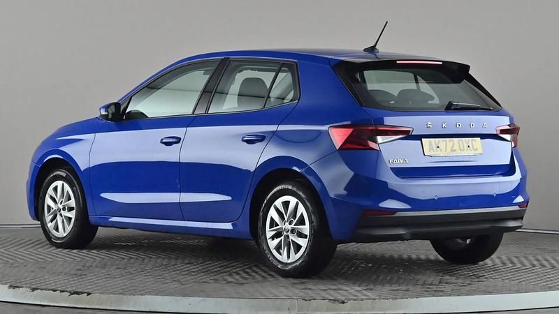 Used Skoda Fabia Comfort 110 HP (80 kW) 2022 Blue Hatchback