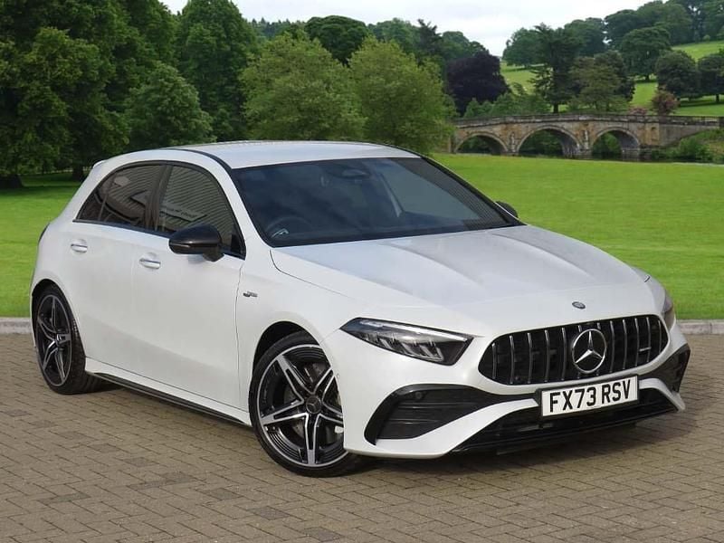 White Used 2023 Mercedes A35 AMG Premium Hatchback | £30,400 (Fair price) - Image 1/4