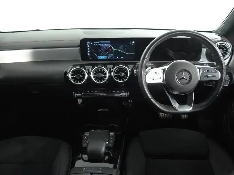 Used Mercedes CLA180 AMG Line Premium 136 HP (100 kW) 2023 Black Coupe