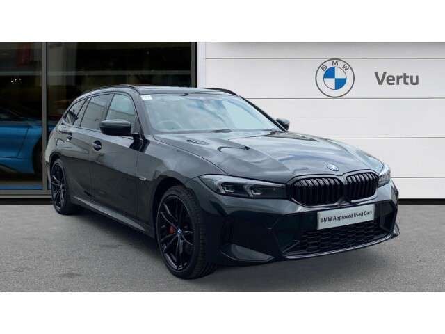 Black Used 2023 BMW 330e M Sport Estate | £31,634 (Fair price) - Image 1/4