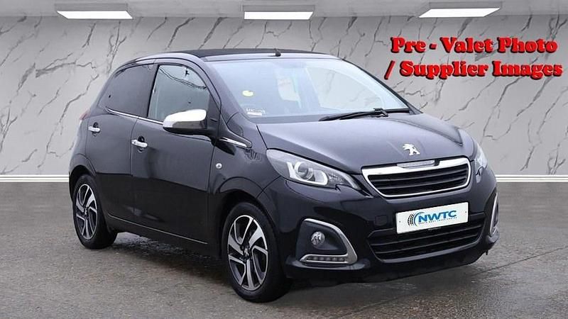 Black Used 2017 Peugeot 108 Allure Top Hatchback | £8,295 (Fair price) - Image 1/3