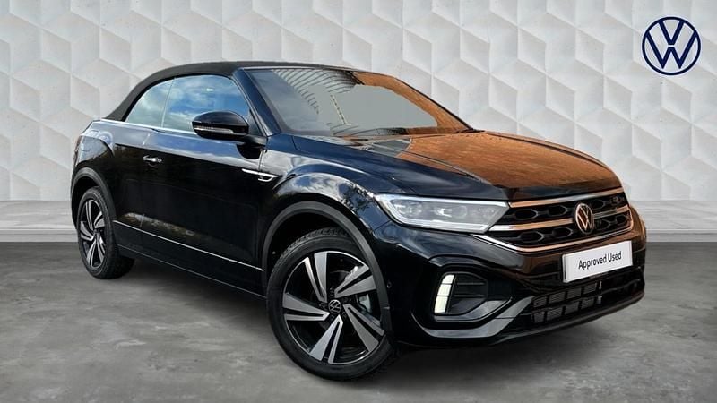 Used VW T-Roc Cabriolet R-line 150 HP (110 kW) 2025 Black Cabriolet