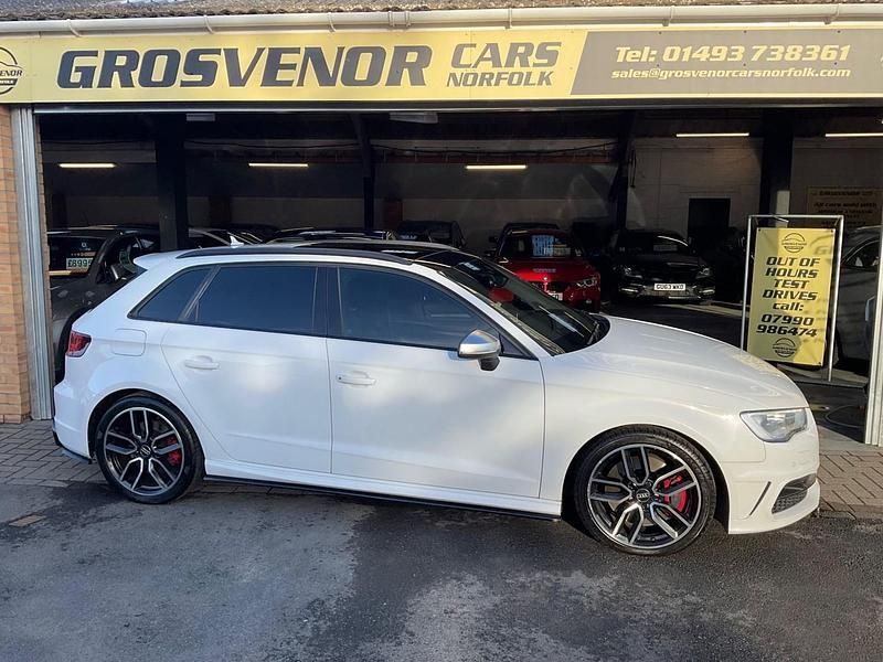 White Used 2015 Audi S3 Sportback Design Hatchback | £16,295 (Fair price) - Image 1/4