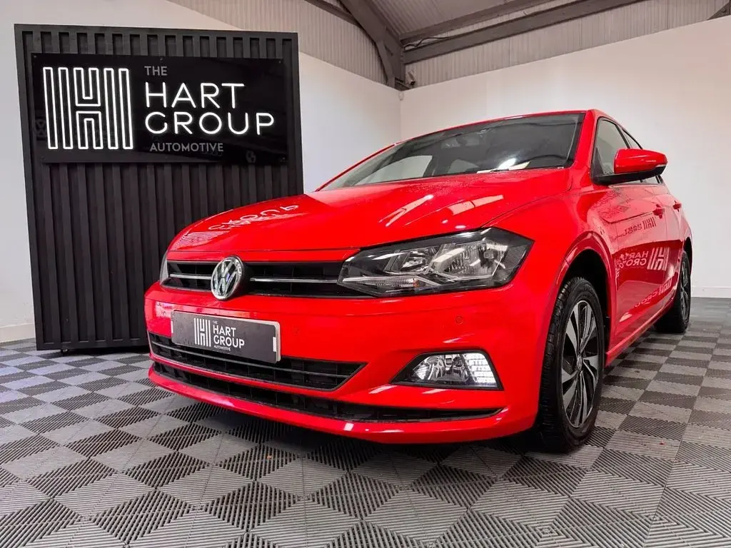 Used VW Polo Match 80 HP (58 kW) 2020 Red Hatchback