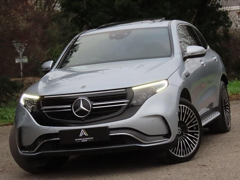 Used Mercedes EQC400 AMG Line Premium 300 kW (408 HP) 2020 Silver SUV