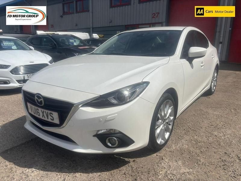 White Used 2016 Mazda 3 Inclusive Sedan | £8,600 (Fair price) - Image 1/4